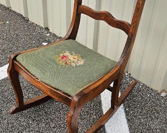 beautiful antique rocking chair