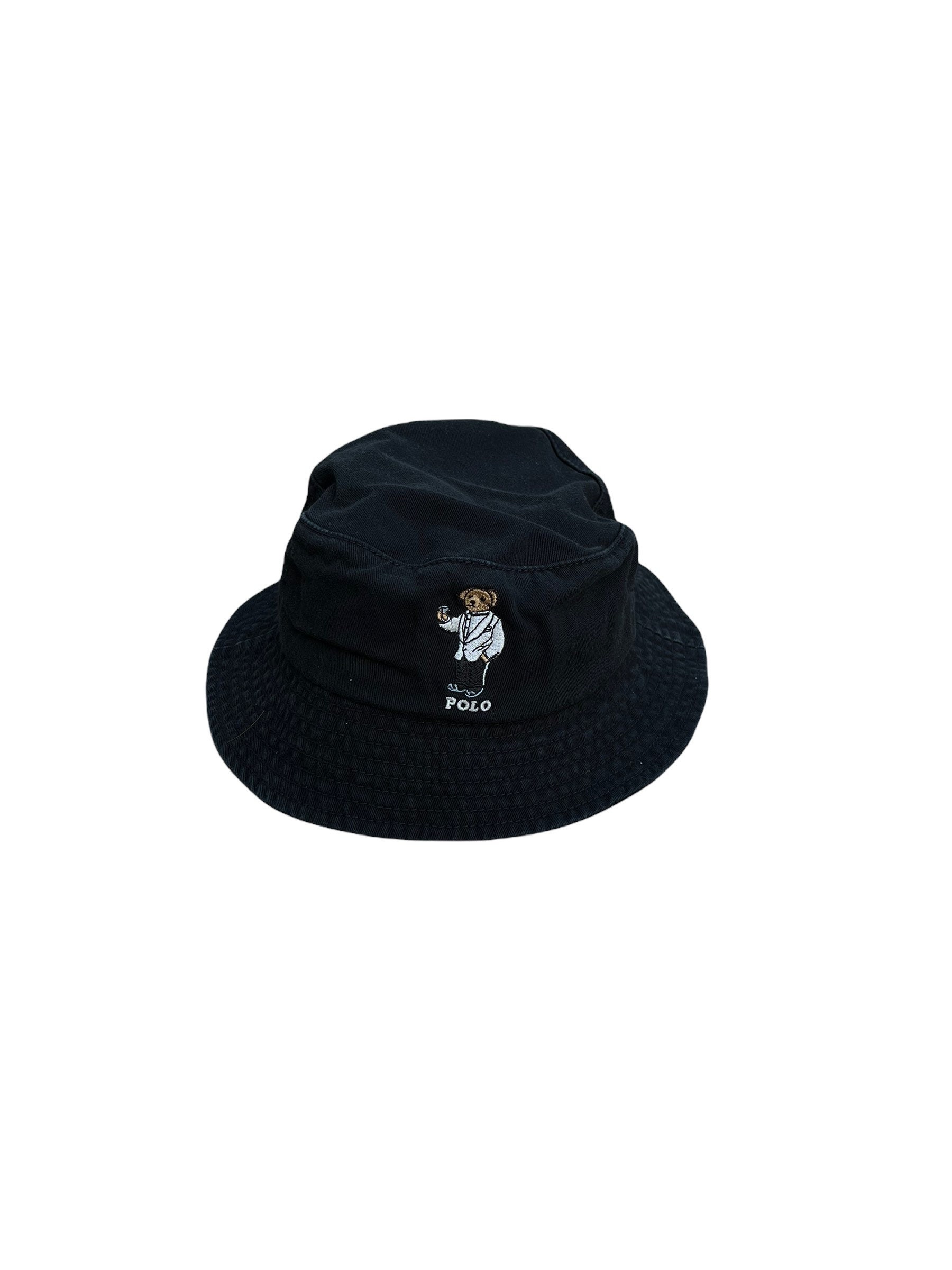 Ralph Lauren Black Bucket Hat | Etsy Canada
