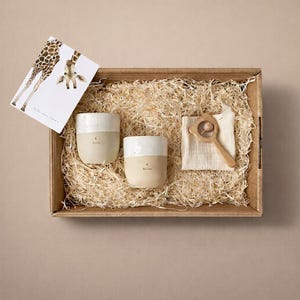 Geschenkbox Mama Papa | Geschenk zur Geburt | Baby Geschenkset | Geschenk für werdende Eltern