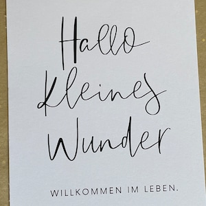 Baby-Willkommensbox Eltern & Baby Geschenk zur Geburt Geschenkset für Eltern und Baby Geschenk für Neugeborenes Geschenk zur Geburt Kleines Wunder