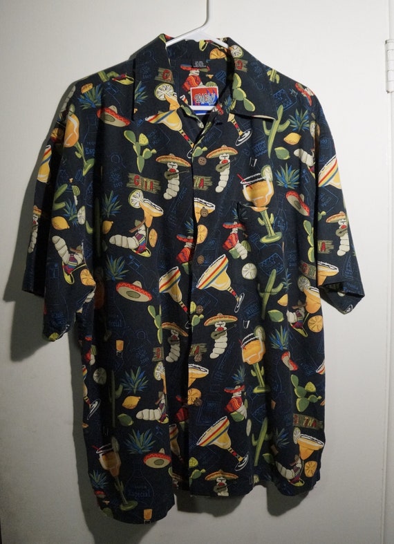 Size 2XL Dem Crazy Hawaiian shirt