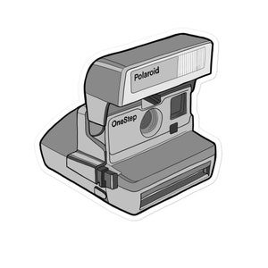 Polaroid Sticker, Camera Sticker, Photography Sticker, Travel Sticker, Polaroid Art, Photography Art