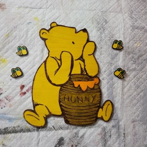 DIY Classic Winnie the Pooh Cut Outs, Nursery Sign, Signs, Blanks, DIY,  Pooh, Blanks, DIY Crafter, Crafting Supplies