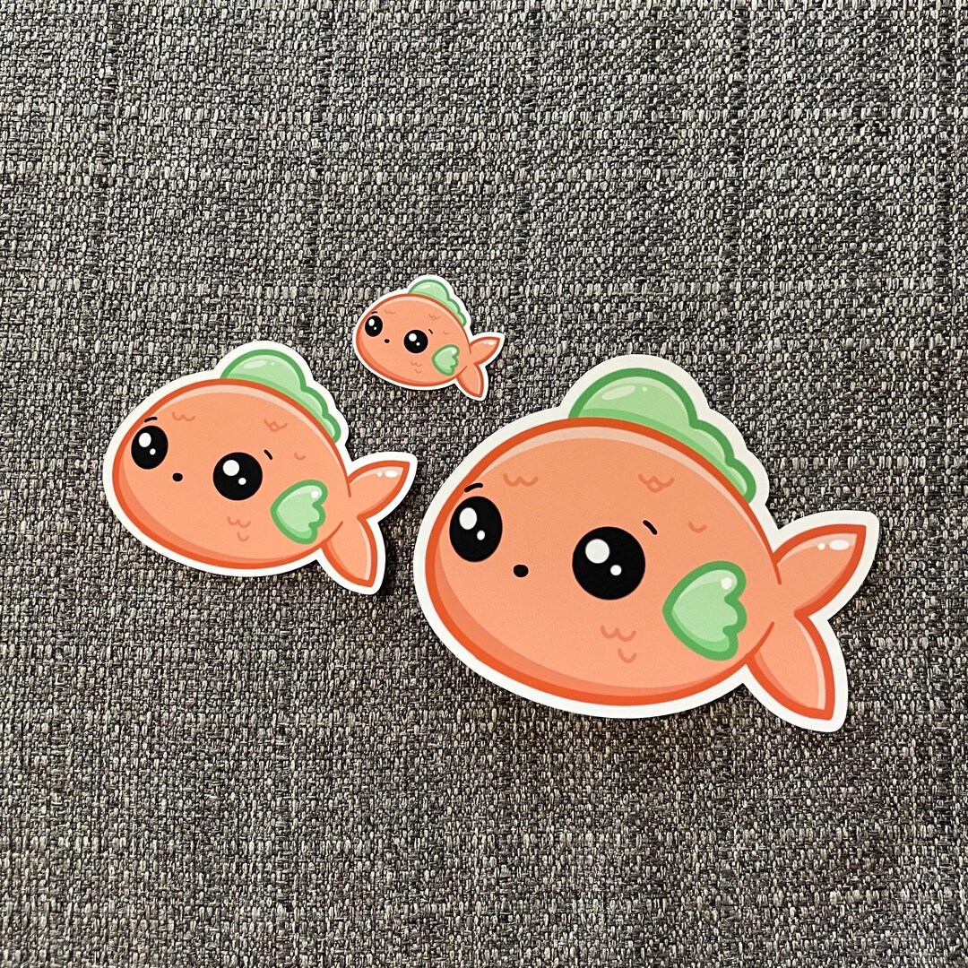 Fish Sticker - Multiple Sizes - Etsy