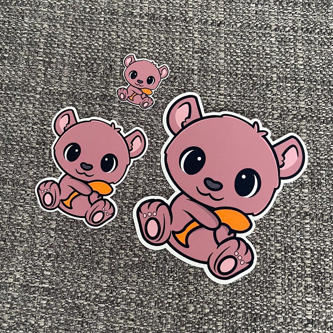 Barry the Bear Sticker - Multiple Sizes - Etsy