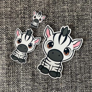 Zebra Sticker - Multiple Sizes