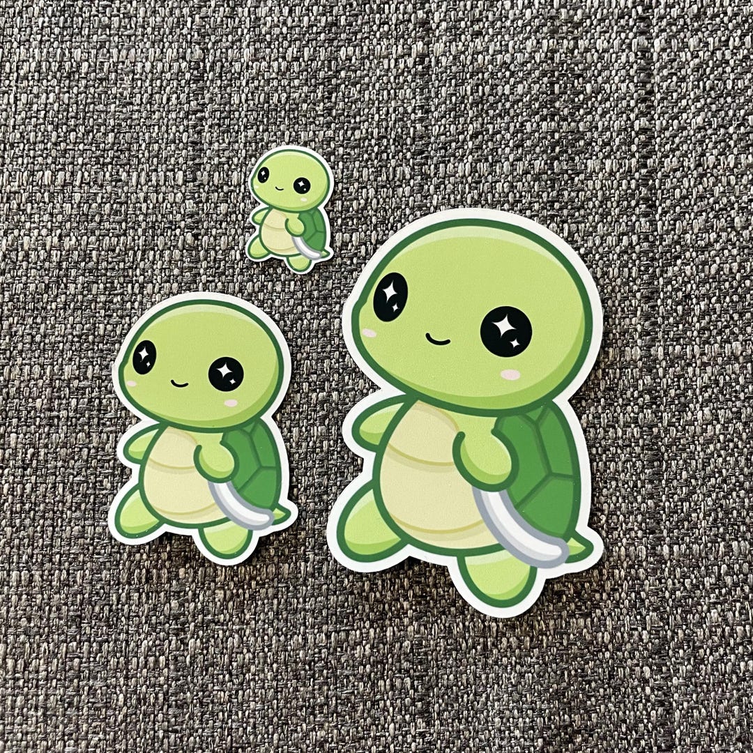 Turtle Sticker - Multiple Sizes - Etsy