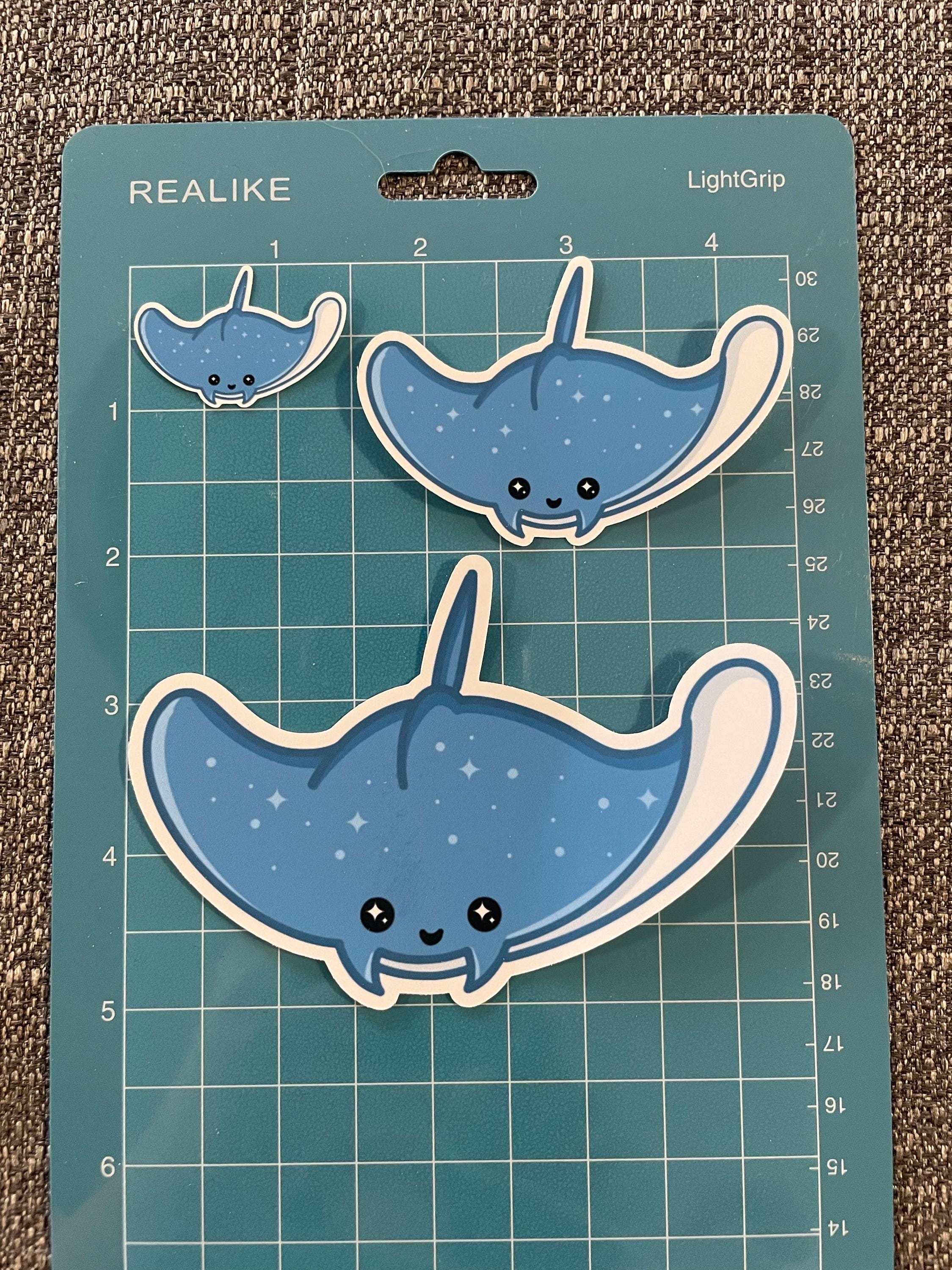 Manta Ray Sticker - Multiple Sizes - Etsy