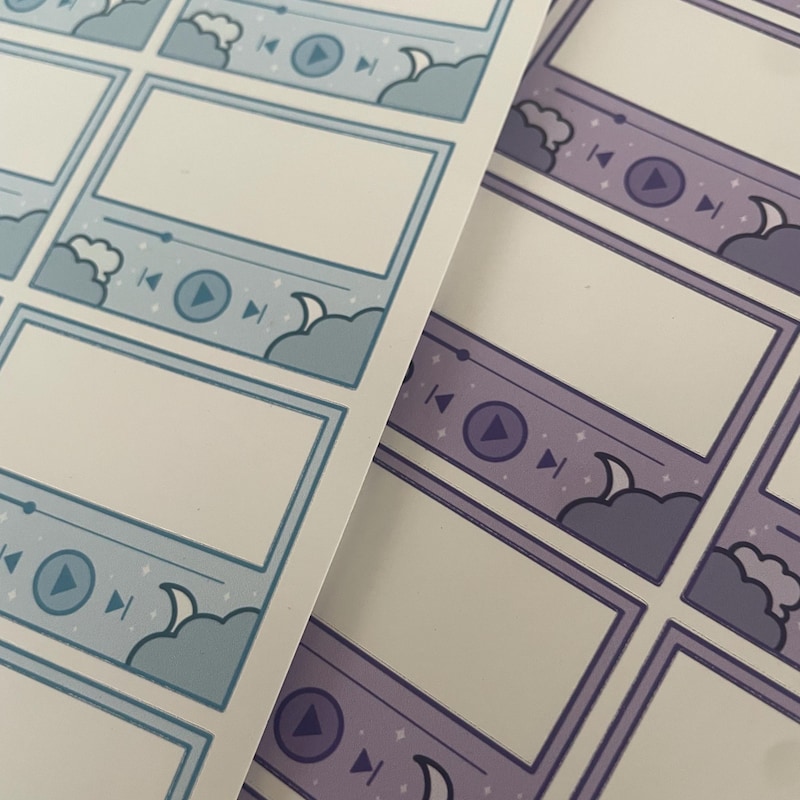 Sorting Bulet Playlist Sticker Set - Etsy