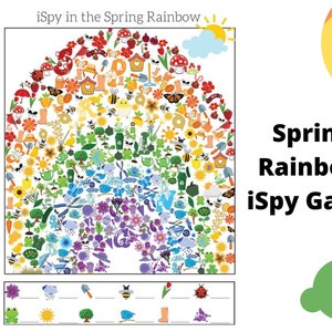 I Spy Printable Activity Sheet, I Spy for Kids, I Spy Printable, Spring Printables, Summer Printable, Printable Activities for Kids,