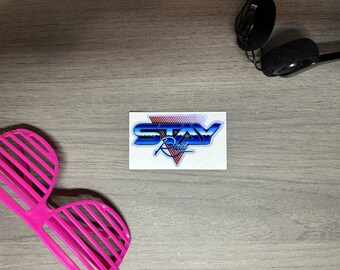 Sunset 86 - Stay Rad Holographic Sticker | Vinyl | Waterproof