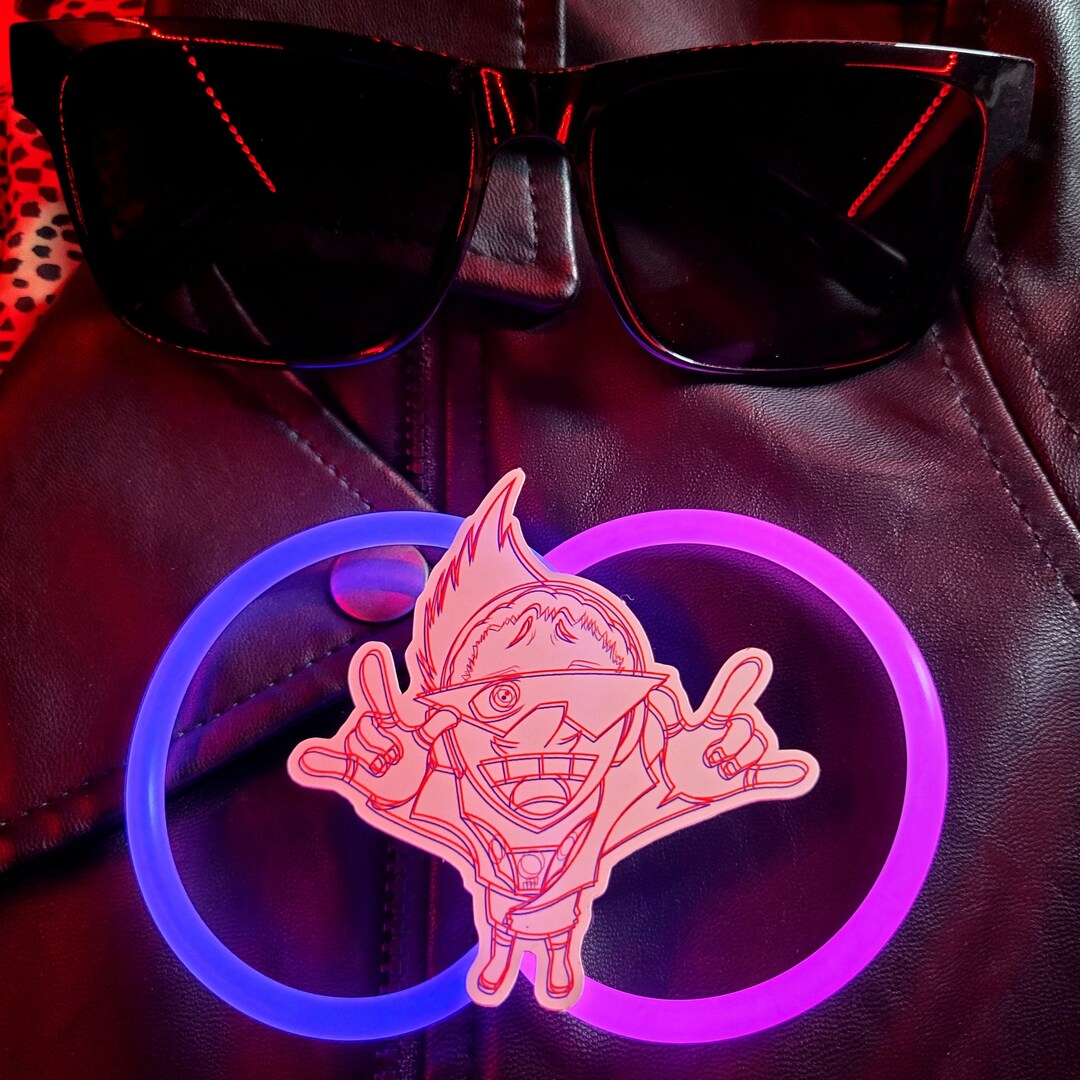 3D Style Present Mic Sticker - Etsy