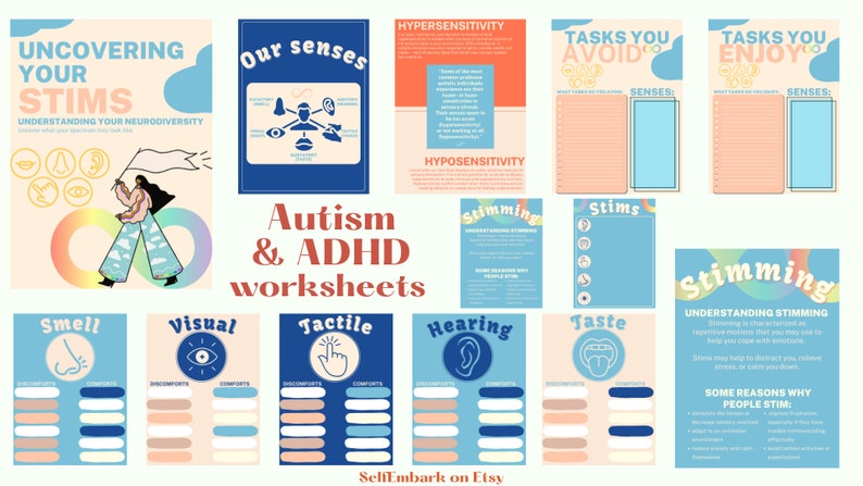 ADHD & Autism Uncovering Your Stims Workbook image 4