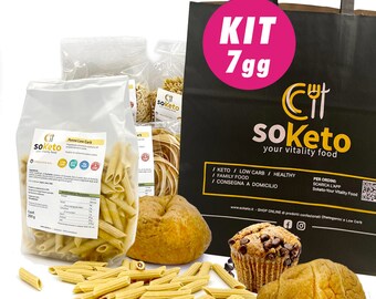 KIT 7 días Dieta Cetogénica Fácil con Productos Keto y SoKeto Low Carb