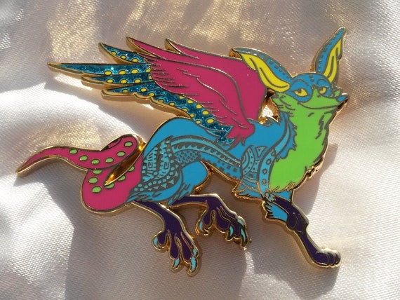 Alebrije of Fox Eagle Red Snake Limited Edition of 60
