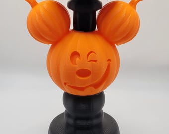 Mickey Pumpkin Candle Holder