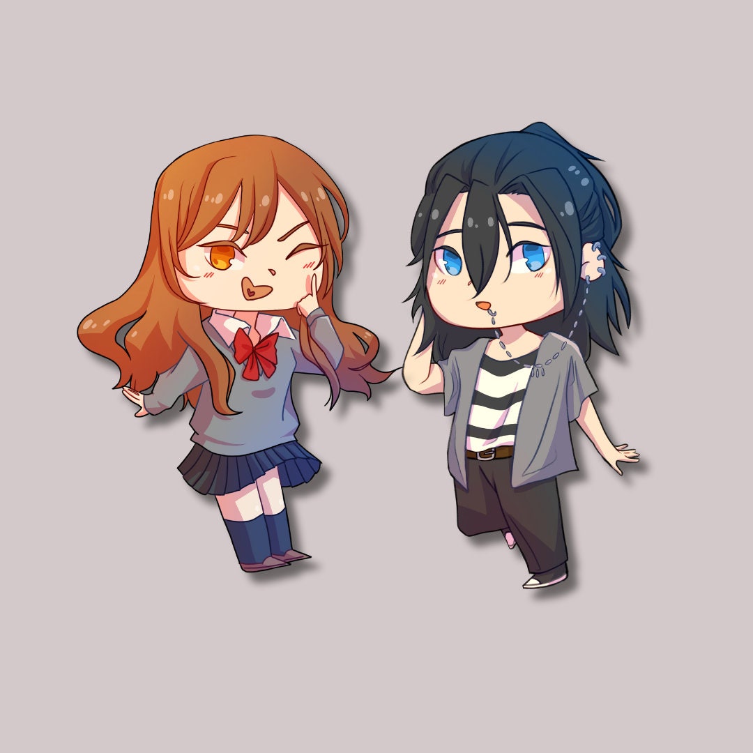 Horimiya - Kyouko Hori and Izumi Miyamura - Chibi Mask for Sale