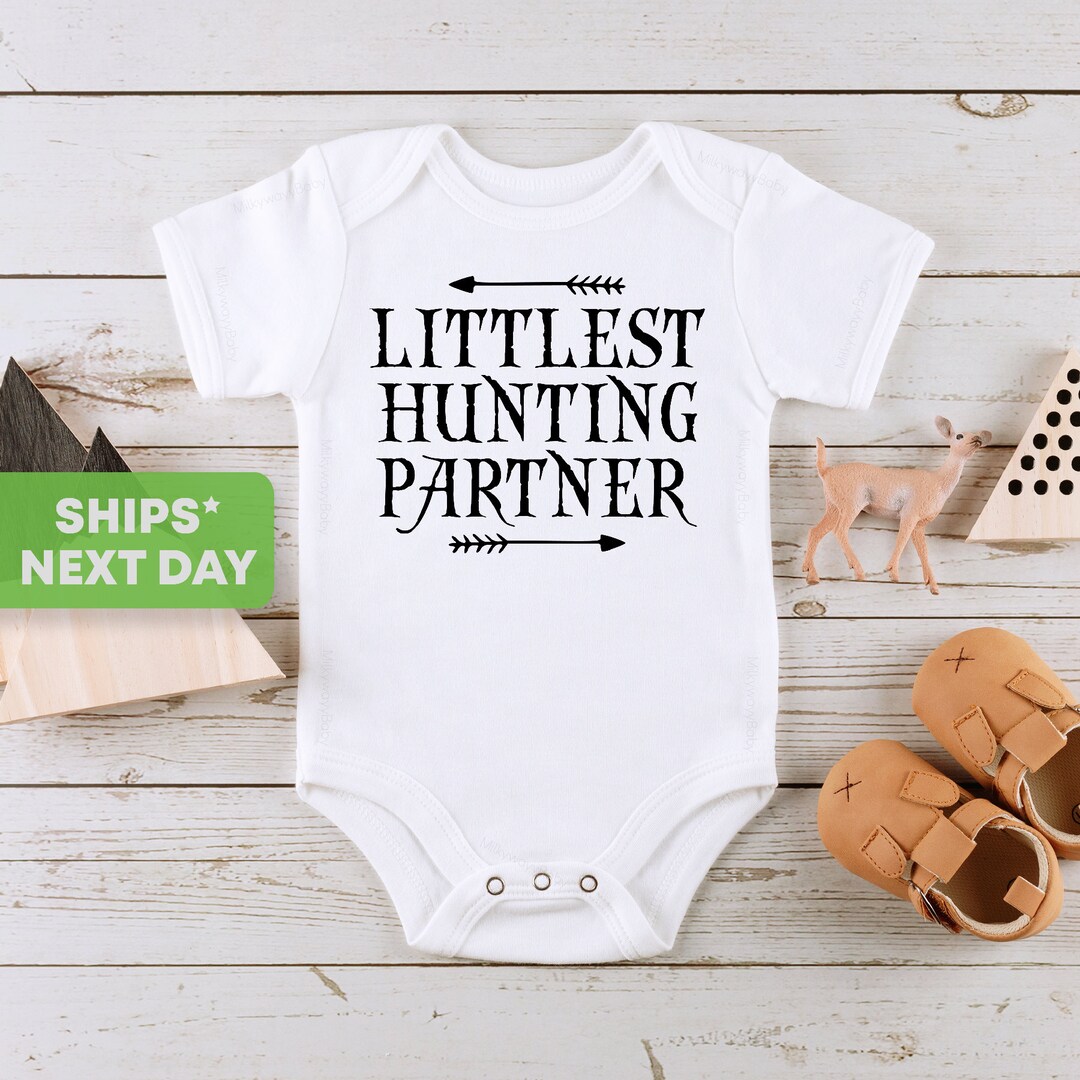 Littlest Hunting Partner Baby Announcement, Hunting Buddy, Parent