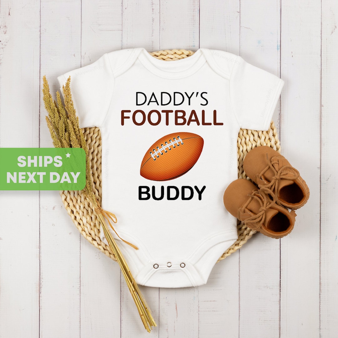Daddy's Football Buddy Onesie®, Funny Baby Onesie®, Sports Baby Gift