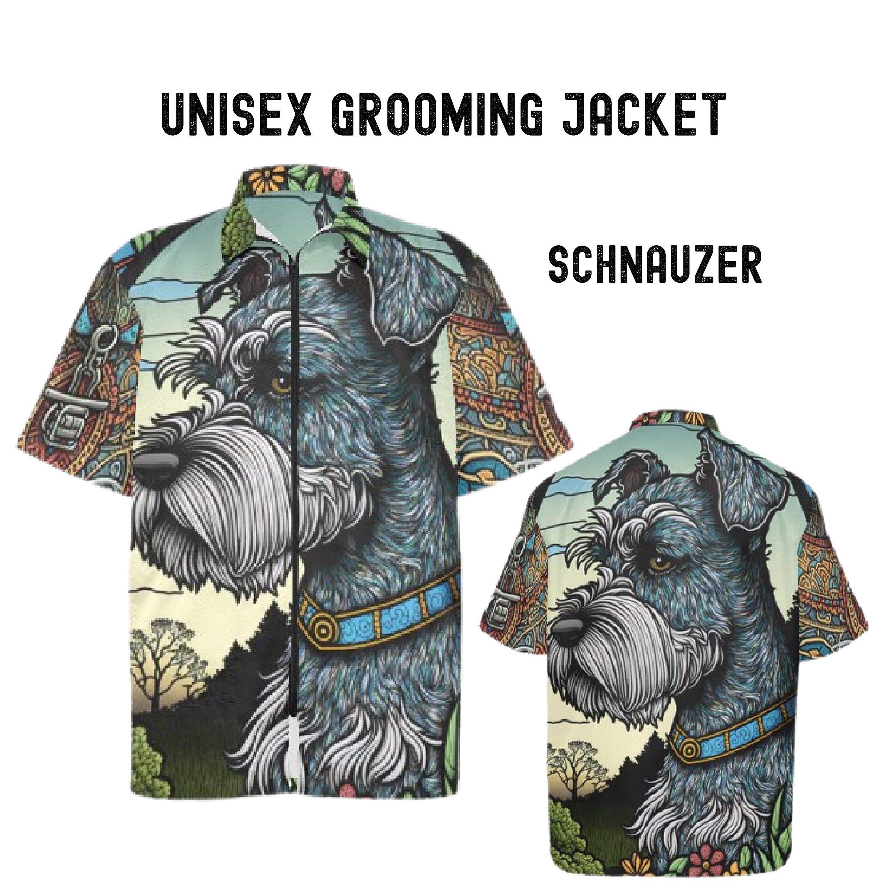 Dog grooming jacket hot sale