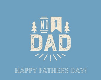 Happy Father's Day Printable Card - Etsy