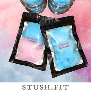 Classic Blue Cotton Candy Pouch | Stush.Fit