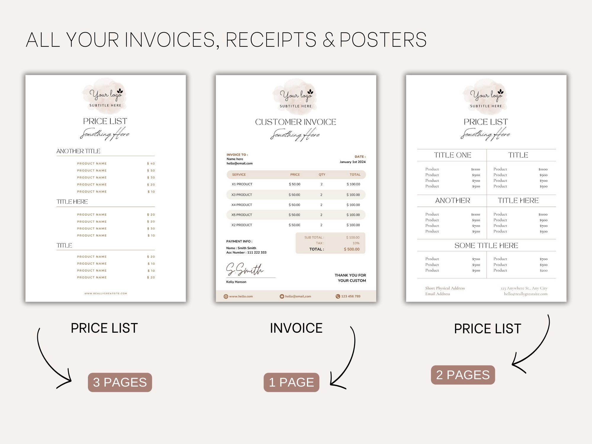360 Photo Booth Contract Template Business Bundle, Marketing Template