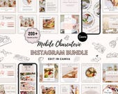 Mobile Charcuterie Business Instagram Templates, Editable Grazing Board Posts & Stories, Charcuterie Cart Social Media Template