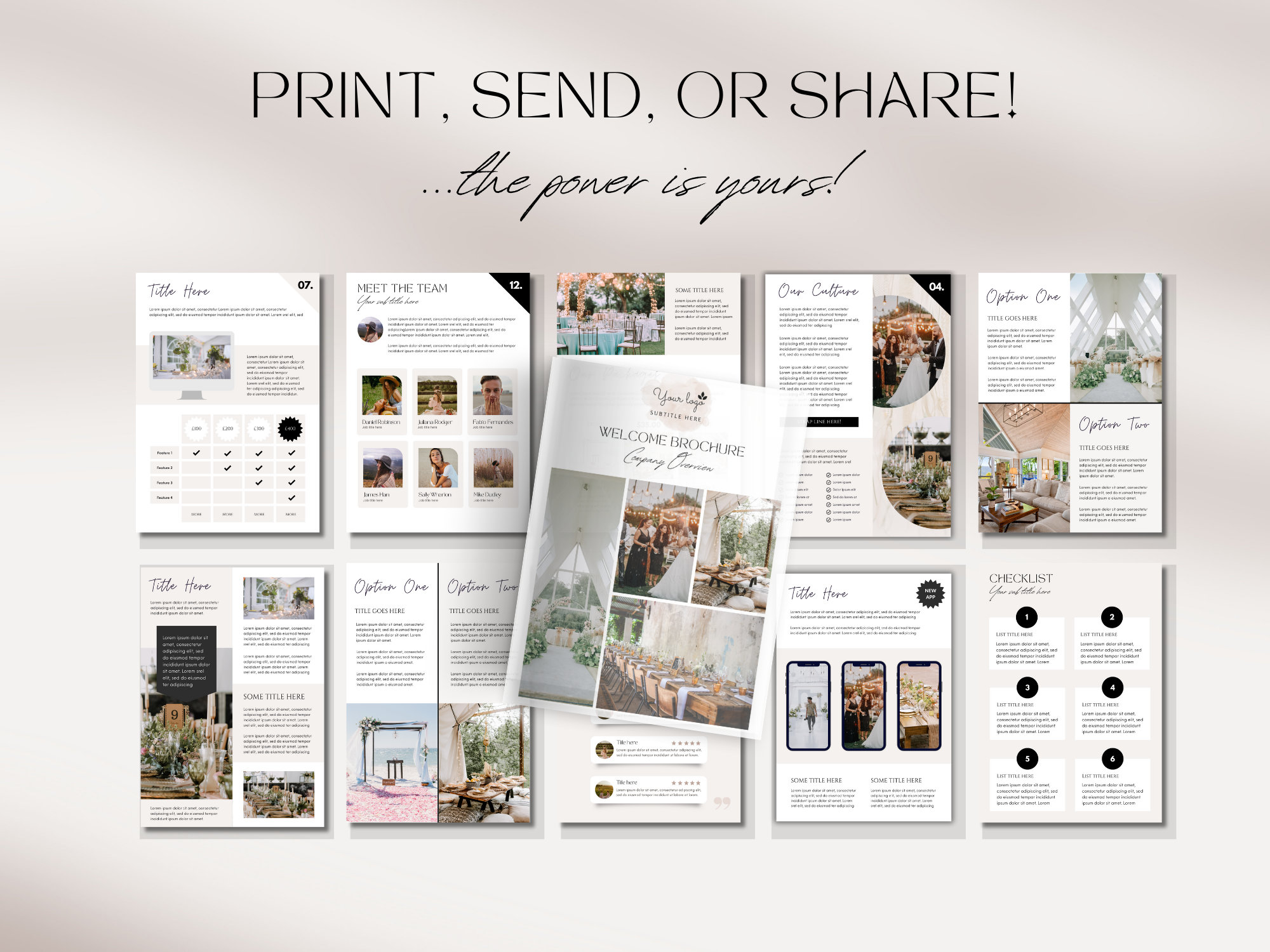 Venue Rental Welcome Book, Editable Onboarding Template, Venue Hire ...