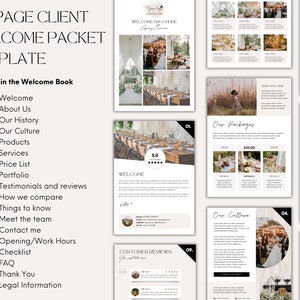 Venue Rental Welcome Book, Editable Onboarding Template, Venue Hire Client Packet, Event Hosting Canva Booklet, Venue Hire Packages image 5