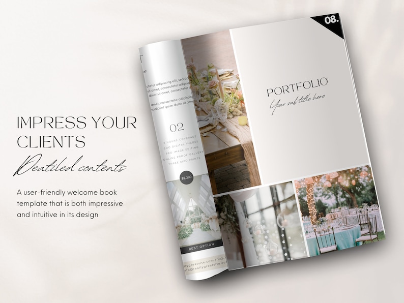 Venue Rental Welcome Book, Editable Onboarding Template, Venue Hire Client Packet, Event Hosting Canva Booklet, Venue Hire Packages image 3