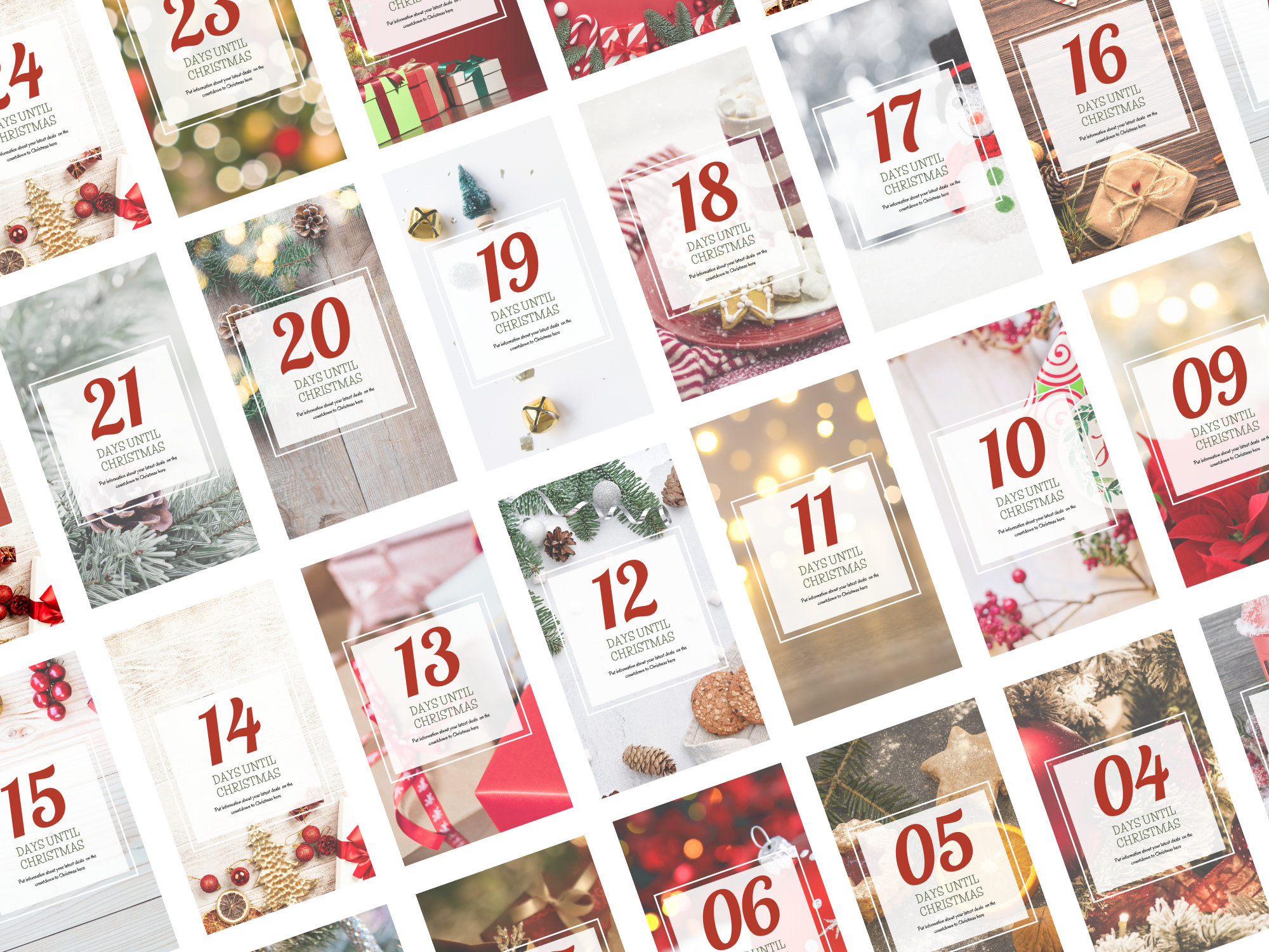 Advent Calendar Instagram Stories & Posts Christmas Instagram Etsy