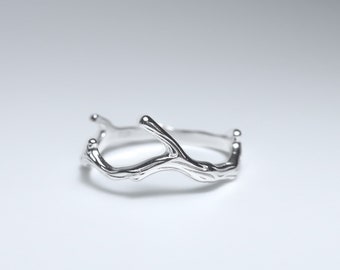 Sterling Silver Branch Ring - Beautiful & Detailed Nature Inspired Jewellery - Tree, Family, Love