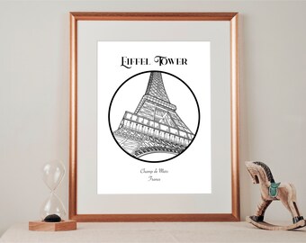 Eiffel Tower print