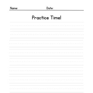 Copywork Blank Pages