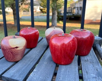 Wooden Fruit - Apples, Pumpkins, Pears, Lemons