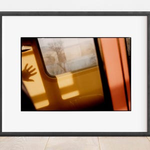 Train Hand, Berlin 1998. Vintage Color Film Fine Art Photography Print, Wall Art Travel Photo Poster Prints.