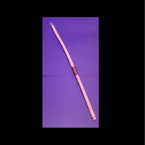 Wood and Copper Wand with Quartz Point