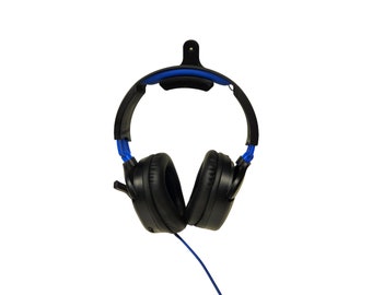 Minimalist Custom Headphone Wall Mount | Screw or Tape Mounting | Optional