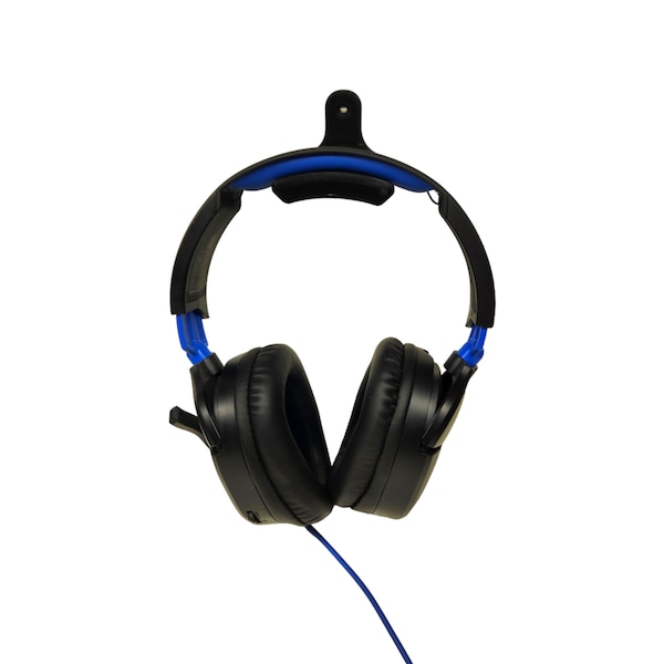 Minimalist Custom Headphone Wall Mount | Screw or Tape Mounting | Optional