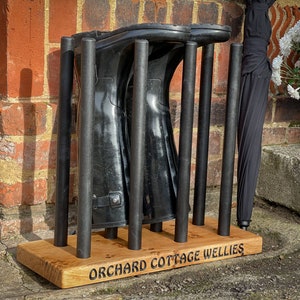 Etsy welly rack hotsell