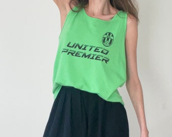 United Premier green singlet