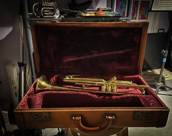 Martin Committee Trumpet with original case Serial # 181777 made in Elkhardt, In. USA