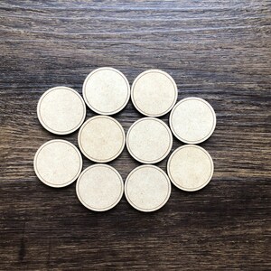 Blank Tokens, Blank Kids Reward Tokens, DIY Tokens, Blank Wedding Favor ...