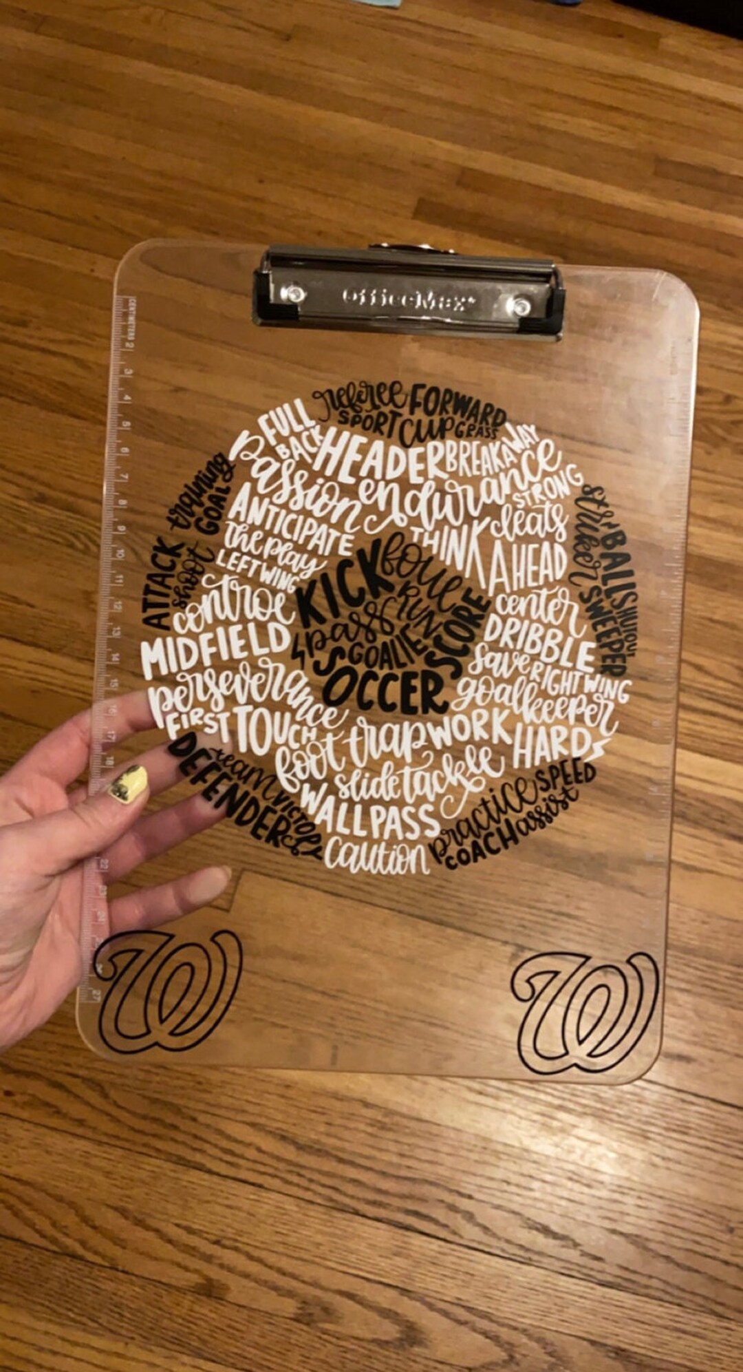 Custom Sport Clipboard Etsy