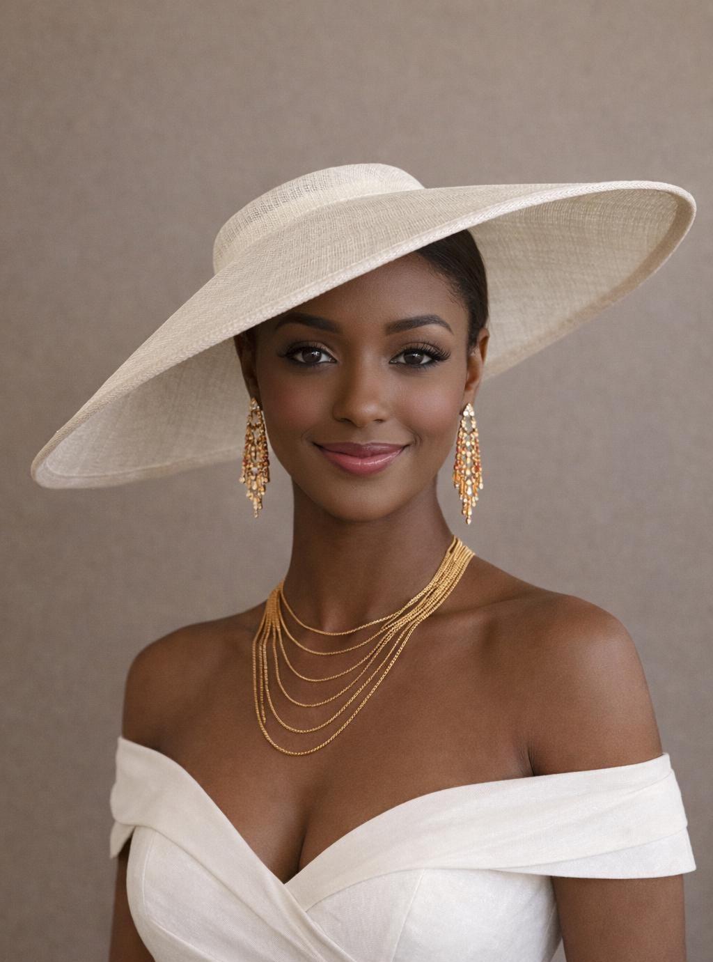 Elegant Vintage Cream Fascinator with Rhinestone Accent Ivory Fascinator Vintage Hats for Women for sale | eBay main image 4