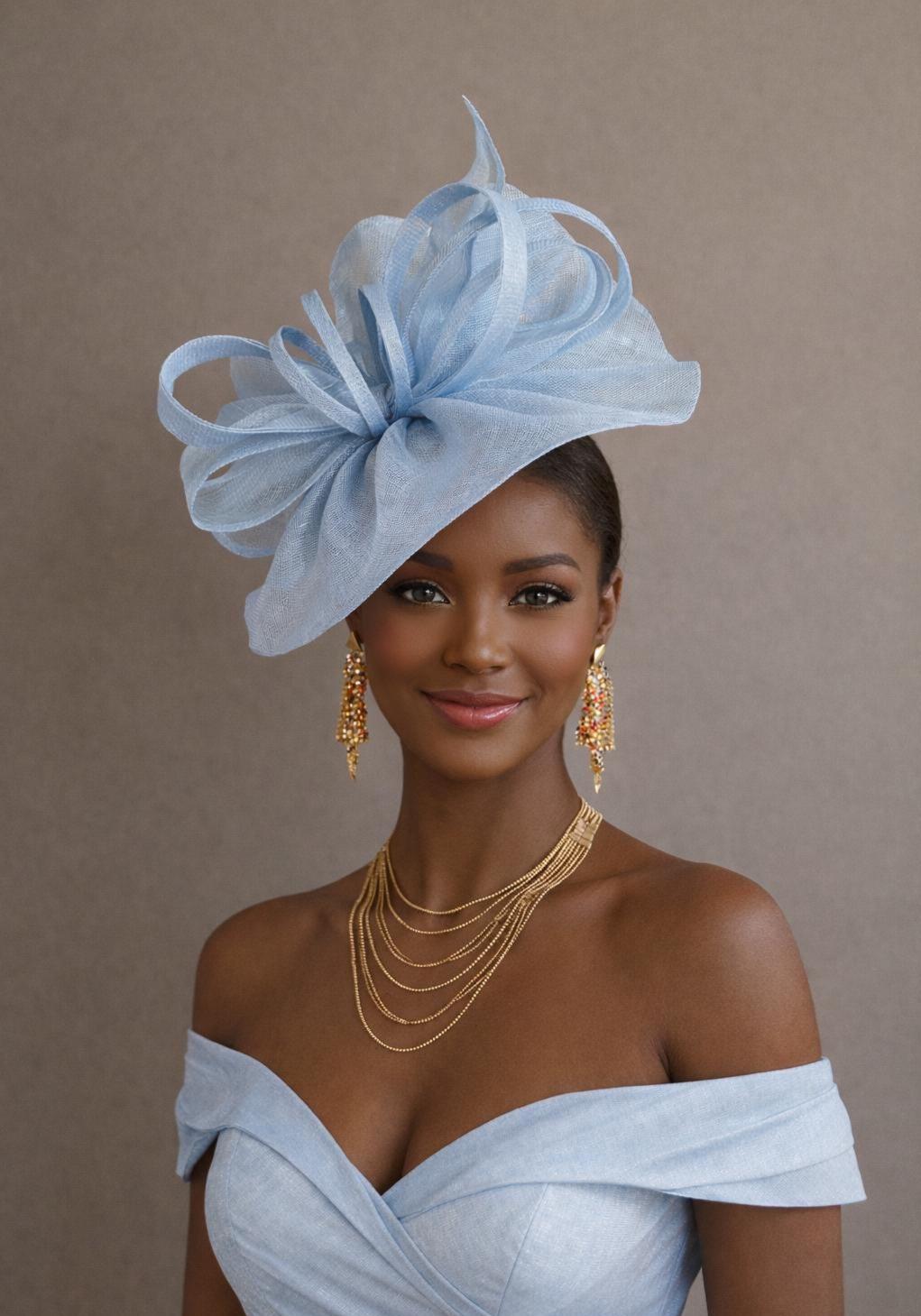 Powder Blue Kentucky Derby Hats - Etsy display picture 1