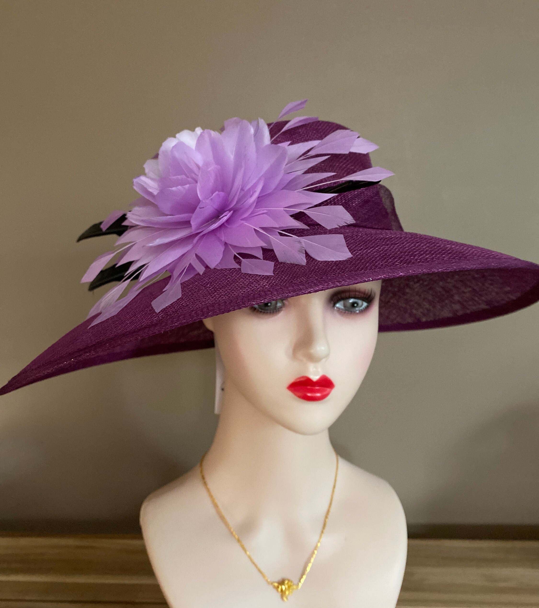 Fuchsia Purple/lavender Kentucky Derby 