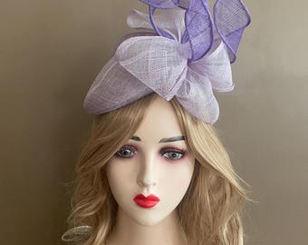Lavender Derby Fascinator, Horse Race Hat, Kentucky Derby  display picture 3