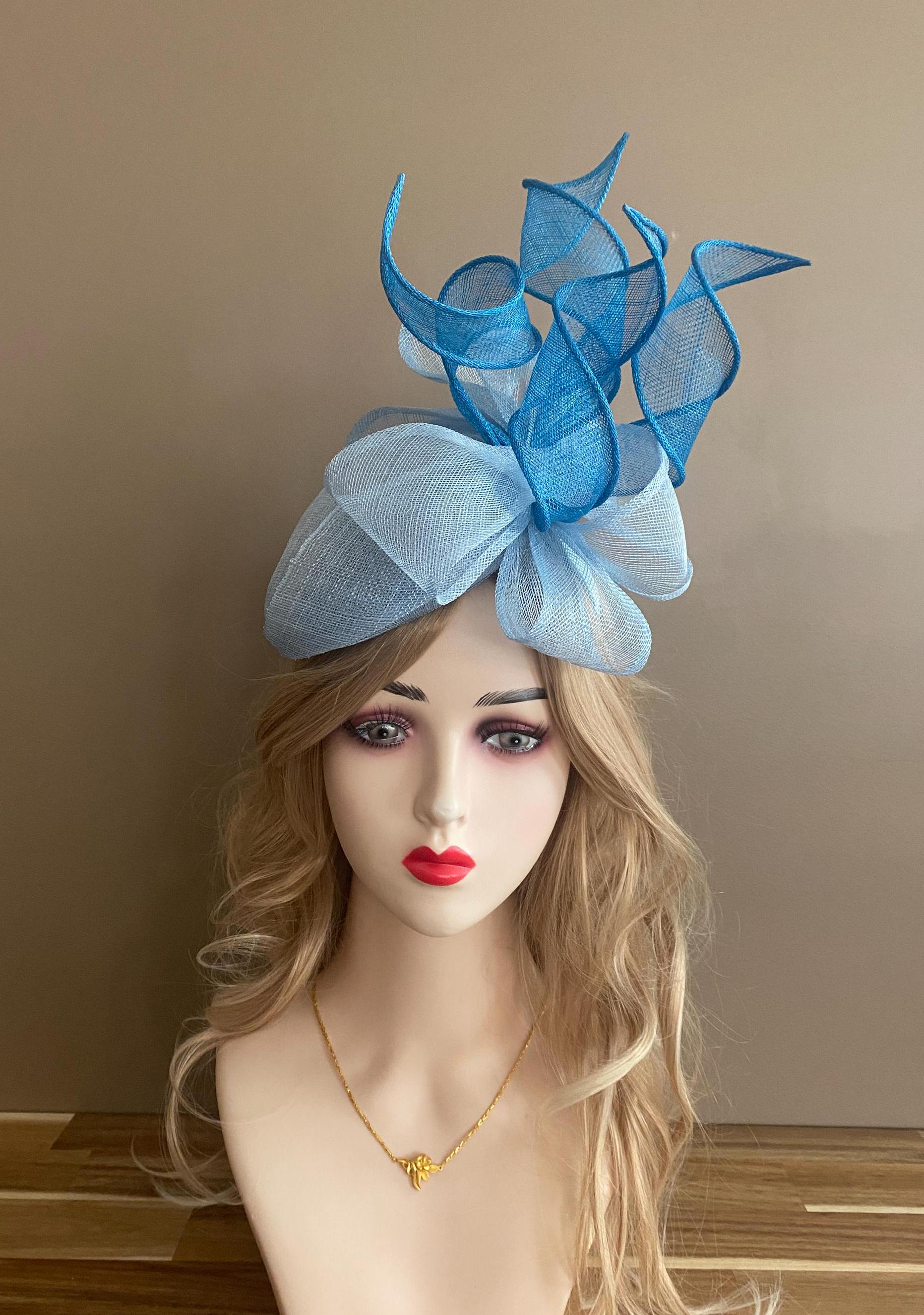 Pink Sinamay Kentucky Derby Fascinator(m11): Bow/ribbons - Etsy